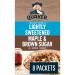 Quaker Lightly Sweetened Maple & Brown Sugar Family Pack Instant Oatmeal 8 Packets 304 g Lightly Sweetened Maple Brown Sugar 304 g (Pack of 1)