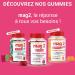MAG 2 - Raspberry gums - Magnesium and vitamin B6 - Anti-nervousness and anti-fatigue - No added sugars - Dietary supplement - 45 gums - Voted product of the year 2023 - Buy Online on GoSupps.com