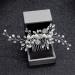 Hair Combs Slides Clips Bridal Flower Hair Pins for Girls Women Hair Accessories Hair Clips - Buy Online on GoSupps.com