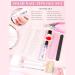 Lnhgh Gel Extension Nail Kit Artificial Extension Nail Set With Tips For Girls | With Nail Gel Nail Paint Brush Nail Scrub Strip Nail Scissors Nail Tips Nail Lamp Transparent Tips Nails Set - Buy Online on GoSupps.com