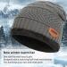 Aisprts Kids Winter Beanie Hat and Scarf Set - Knitted Thermal Fleece Lining - Grey - Buy Online on GoSupps.com