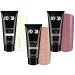 Poly Acrylic Gel Tube Set Natural Look - Ivory - Rouge - Cover Rose (4 x 30g) B2