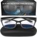 Blue Light Blocking Glasses for Women & Men - Relieve Eye Strain, Headaches & Blur - Stylish Design with Case - Buy Online on GoSupps.com
