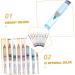 TOVINANNA 36 Pcs Colored Eyeliner Pencils Replenishing Facial Mist Chinese Balls Mousse Liquid Eyeliner 1 count (Pack of 1) Colorfulx3pcs - Buy Online on GoSupps.com