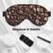 Sleep Mask Eye for Better Sleep - Reusable Soft Blackout Masks for Travel & Gifts | Funny Roasted Coffee Beans - Buy Online on GoSupps.com