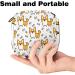 Sweet Corgis Women's Storage Bag | Large Menstrual Cup Pocket & Zipper | Bone Pattern Period Inserts for Girls & Women - Buy Online on GoSupps.com