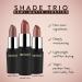 Mented Cosmetics Semi-Matte Nude Lipstick Trio | Nude Lala Dope Taupe No. 5 | Vegan Paraben-free Cruelty-free | Long Lasting & Non-Toxic Makeup - Buy Online on GoSupps.com