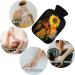 NAANLE Autumn Sunflower Transparent Hot Water Bottle | 1L Heat Bottle for Back Pain Relief Hand & Foot Warmer Neck Therapy - Buy Online on GoSupps.com