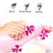 HanyoSheng Nail Art Rendering Tools - Professional Dab Brushes & Pigment Application for UV Gel & Nail Design at Home - Buy Online on GoSupps.com