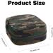 Green Camouflage Menstrual Pad Storage Bag Portable Period Pouch for Teen Girls & Women - Buy Online on GoSupps.com