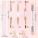 4-Piece Dual Head Acrylic Nail Brush Set - Gel & Ombre Nail Art Brushes for Perfect Nail Designs - Buy Online on GoSupps.com