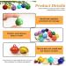 TOAOB 15pcs Mixed Colour Jingle Bells - 22mm Metal Sleigh Bell for Festival Decorations & Crafts - Buy Online on GoSupps.com