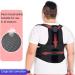 70-140kg Plus Size Back Brace Posture Corrector For Men Women Dual Compression Elastic Back Support Belt Pain Relief For Neck Back Shoulders Lumbar Support Belt gift 3XL Black - Buy Online on GoSupps.com