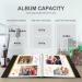 Ywlake Large Capacity Self Adhesive Photo Album - Holds 4x6, 5x7, 8x10 Photos - 40 Sheets / 80 Pages - Beige - Buy Online on GoSupps.com
