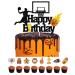 9pcs Basketball Cake Topper - Basketball Cake Decorations Boys Age 10 Cupcake Toppers Basketball Cake Topper Birthday Basketball Topper Basketball Cake Decorations for Boys