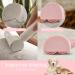 Petory Pet Hair Remover with Self Cleaning Base - Reusable Double Roller Lint Roller for Dog Cat Hair on Couch, Car Seat, Bedding, Clothes, Carpet - Pink - Buy Online on GoSupps.com