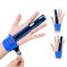 Finger rail finger support adjustable finger and middle hand rails finger orthosis aluminum panel support for finger fractures arthritis tendonal inflammation trigger finger (1 finger)