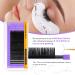 Nagaraku Single Eyelashes - Individual Matt Black Volume Extensions (Thick 0.07 D Curl 14mm) - Premium Quality for Effortless Beauty - Buy Online on GoSupps.com