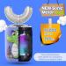 Kids Electric U-Shaped Toothbrush | 6 Cleaning Modes | Smart Reminder | IPX7 Waterproof | Ultrasonic Baby Toothbrush with 4 Brush Heads | Blue | Age 2-7 - Buy Online on GoSupps.com