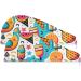 Colorful Tropical Fruit Ice Cream Hair Towel 2 Pack | Super Absorbent Quick Dry Hair Turbans for Women & Girls - Buy Online on GoSupps.com