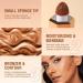 Erinde Liquid Contour Cream Stick with Sponge Tip - Dark Brown | Natural Bronze for Long-lasting Face Contouring | Lightweight & Smooth Formula - Buy Online on GoSupps.com