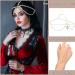 Kenning 10 Pcs Gold Boho Festival Jewelry Set - Hand Chain, Headpiece, Finger Ring, Bracelet, Headband for Women - Buy Online on GoSupps.com