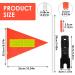 DSLSQD Reflecting Bicycle Flag - Adjustable Waterproof Safety Pennant for Kids | Perfect Bike Accessories for Child Safety - Buy Online on GoSupps.com