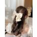 2pcs Hair Bows for Women and Girls in Cream/Black - Stylish Hair Ribbons for Hair - Buy Online on GoSupps.com