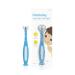 Frida Baby Toothhugger Kids Toothbrush | U-Shaped Toothbrush with Triple-Angle Bristles Easy-Grip Handle Soft Toothbrush Bristles | for Toddlers and Kids 2+ Years Old | Blue