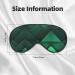 Shop Black and Gold Geometric Print Unisex Sleep Mask | Double-Sided Eye Mask for Sound Sleep & Skin Care - Buy Online on GoSupps.com