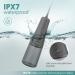Cordless Portable Water Flosser with 4 Modes and 6 Tips - Professional Electric Teeth Cleaning Kit for Oral Care - 300mL Water Tank - Gray - Buy Online on GoSupps.com