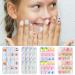 96 Pieces Colorful Girls Press-On Nail Art - Full Cover Short Fake Nails for Kids - Buy Online on GoSupps.com