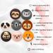 8PCS Wool Dryer Balls - Cute Animal Design 100% Natural New Zealand Wool Chemical-Free Reusable Anti-Static Laundry Solution - Buy Online on GoSupps.com