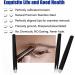 Professional Sloping Stainless Steel Fairy Tweezers | Precision Tweezers for Face Hair & Ingrown Hair | Matt Black | Ideal for Men & Women - Buy Online on GoSupps.com