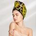 Yellow Mandala Microfiber Hair Towel - Soft Super Absorbent Quick Dry Hair Wrap for Women with Long Curly and Thick Hair - Buy Online on GoSupps.com