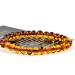 Baltic Amber Bracelet for Adults - Pain Relief for Carpal Tunnel, Arthritis, Headaches, Migraines - Cognac 7.5 inch - Buy Online on GoSupps.com