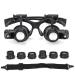 Headband Magnifier 4 Head Loupe Magnifier Head Wearing Magnifying Glass Watch Repair LED Light Magnifying Glass Adjustable LED Magnifying Glass for Repairing Reading to Pursue Happiness