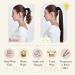 Ponytail Extensions No Claw Clip Full Shine Ponytail Human Hair Straight Wrap Around Ponytail Clip Balayage Color Ponytail Extensions 70Grams for Women(Black 12 inches 70g) 12 inches 70g Black - Buy Online on GoSupps.com
