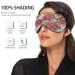 Wooden Floral Rose Sleep Mask | Soft Comfort Eye Shade Cover | Adjustable Strap for Men and Women - Buy Online on GoSupps.com
