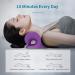 Neck and Shoulder Relaxation Pillow - Relieve Jaw Pain & Align Cervical Spine | Chiropractic Neck Stretcher - Purple - Buy Online on GoSupps.com