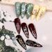 KALEFUL Christmas Nail Stickers 9 Sheets Self-Adhesive Nail Decal Snowflake Snowman Santa Claus Squirrel Tree Elk Rose Gold Winter Nail Art Decoration Design Supplies - Buy Online on GoSupps.com