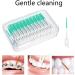 200 Extra Soft Interdental Brushes - Portable Dental Cleaning Tool for Effective Oral Care - Green - Buy Online on GoSupps.com