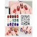 KADS Nail Stamping Plate Chinese Style Nail Art Stamp Template bamboo Lotus DIY Image Template Manicure Stamping Plate Stencil Tools (CN025) - Buy Online on GoSupps.com
