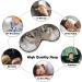 Wolf Big Face Sleep Mask Eye Cover for Sleeping Blindfold with Adjustable Strap Blocks Light Night Travel Nap for Men Women - Buy Online on GoSupps.com