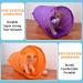 Pet Tunnel Tube Toy Orange Foldable Cat Dog Play Interactive Training Puppy Outdoor Indoor Supplies - Buy Online on GoSupps.com