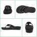 Orthopedic Sandals for Plantar Fasciitis | Arch Support Flip Flops | Non-Slip Lightweight Sandals | Black & Red - Buy Online on GoSupps.com