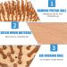 Bamboo Hair Brush | Portable Wooden Scalp Massager for Men, Women, Kids | Anti-Static Air Cushion for Thick, Thin, Curly, Straight Hair - Restore Shine - Buy Online on GoSupps.com