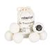 Relaxdays 24 x dryer balls XXL dryer balls felt balls for dryers made of sheep's wool environmentally friendly 7 cm white