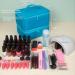 ButterFox Nail Polish Carrying Case - Sky Blue | Organize 60-70 Bottles | Manicure Accessories Storage Bag - Buy Online on GoSupps.com